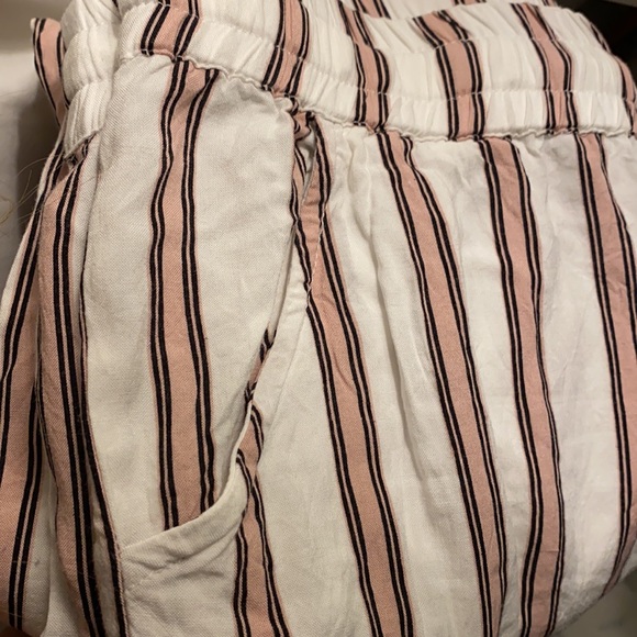 Topshop | Striped Drawstring Waist Casual Pants and Top - Picture 12 of 16